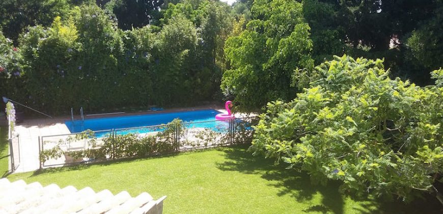 426, se alquila en JULIO casa con espectacular jardin